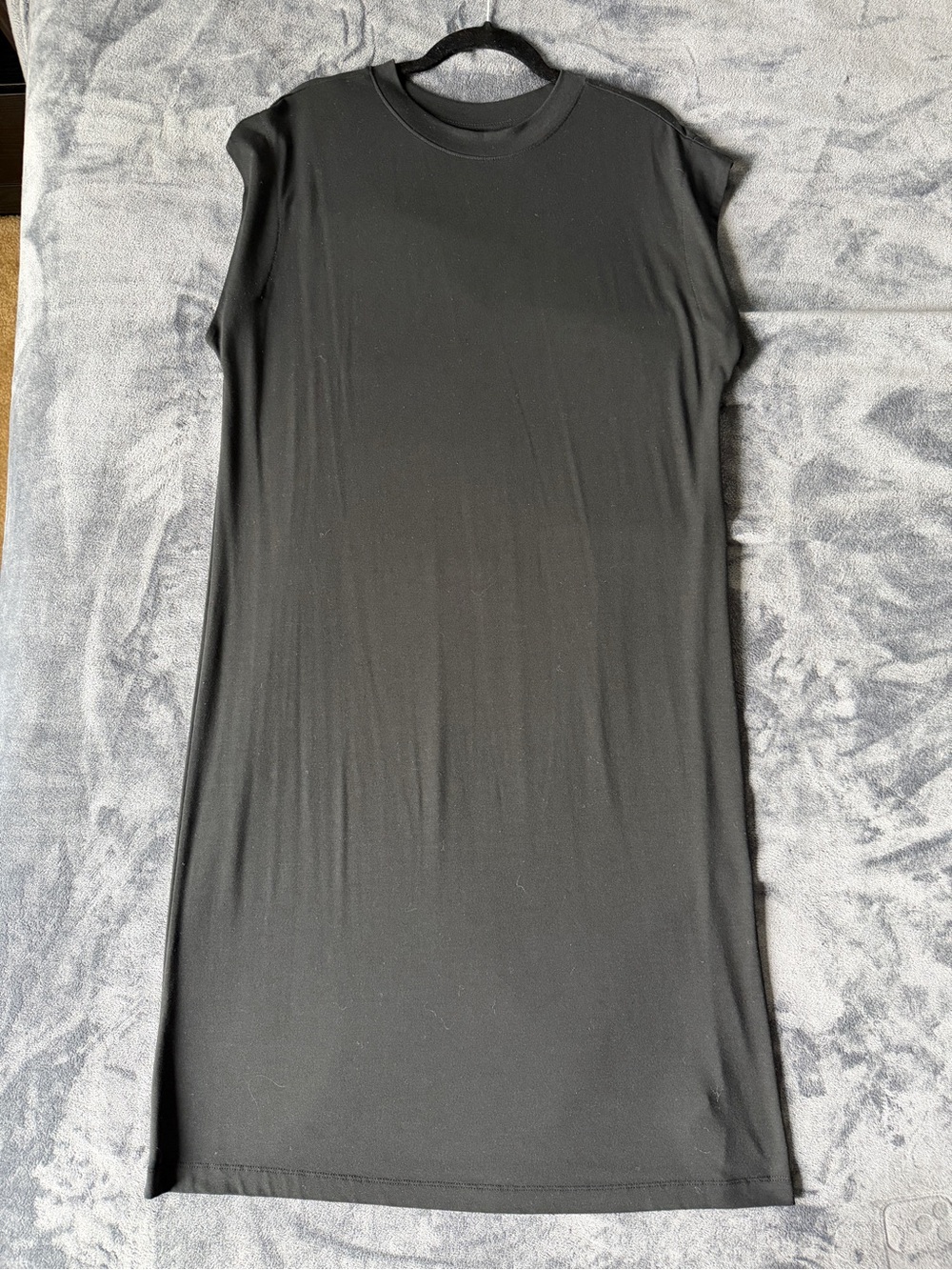 ✨Black Sleeveless T-Shirt Dress - Classic Minimal Dress